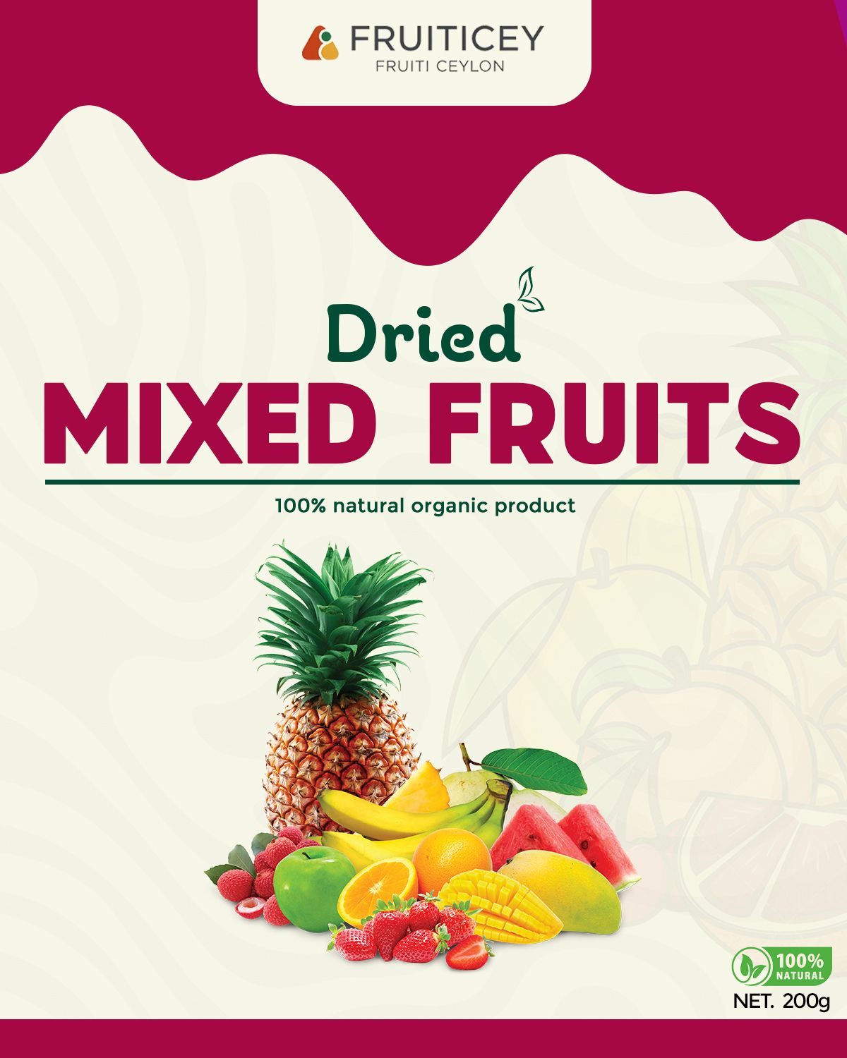 Dried Mixed Fruits - 100% Natural Product